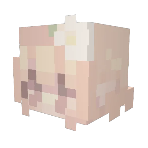 moonlight722i Minecraft avatar head, 3D render