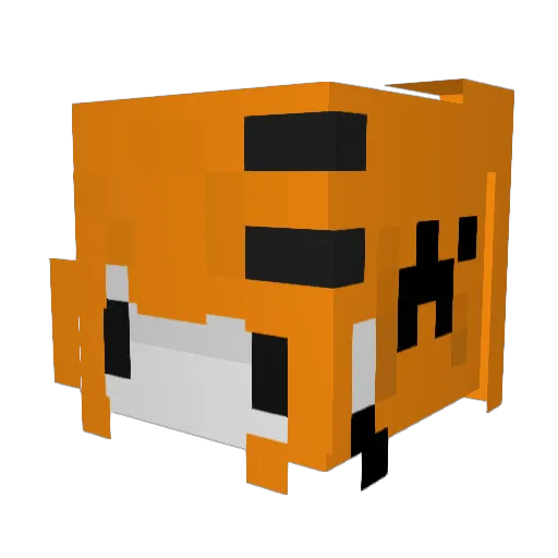 moonlings Minecraft avatar head, 3D render