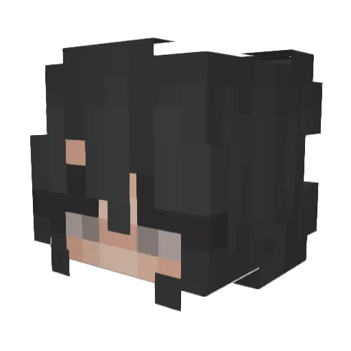 moonluvr Minecraft avatar head, 3D render