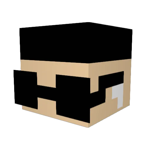 moonny1013 Minecraft avatar head, 3D render