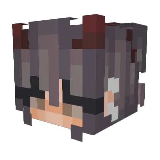 moonpie1120 Minecraft avatar head, 3D render