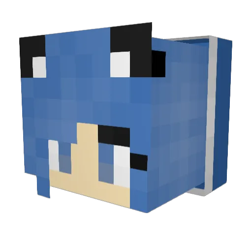 moonshine54 Minecraft avatar head, 3D render