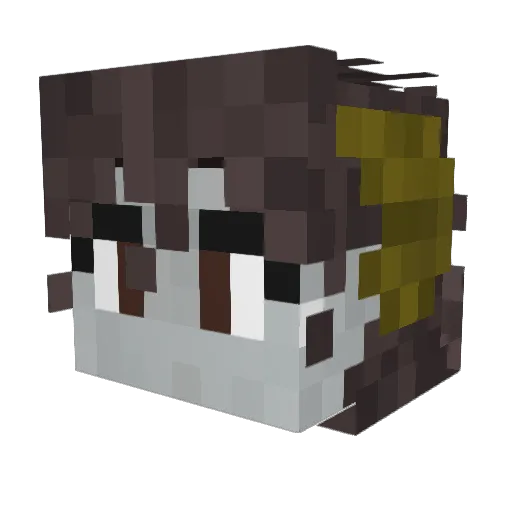 moonshinemc Minecraft avatar head, 3D render