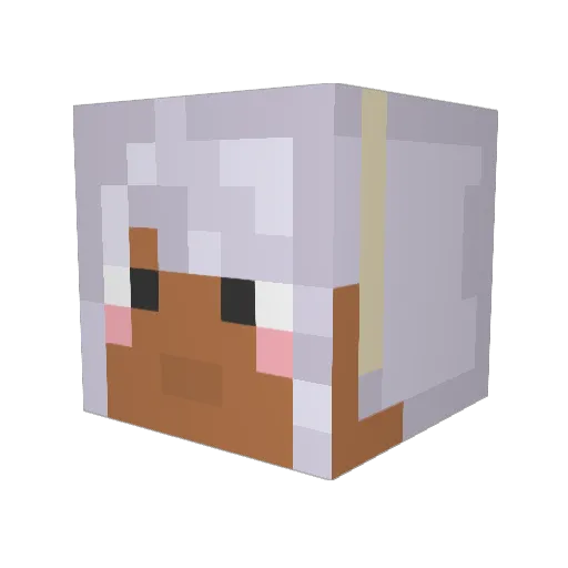 moonskull28 Minecraft avatar head, 3D render