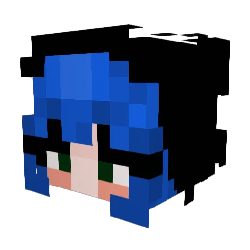 moonsookk Minecraft avatar head, 3D render