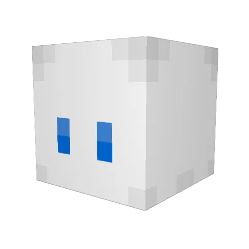 moonstvrs Minecraft avatar head, 3D render