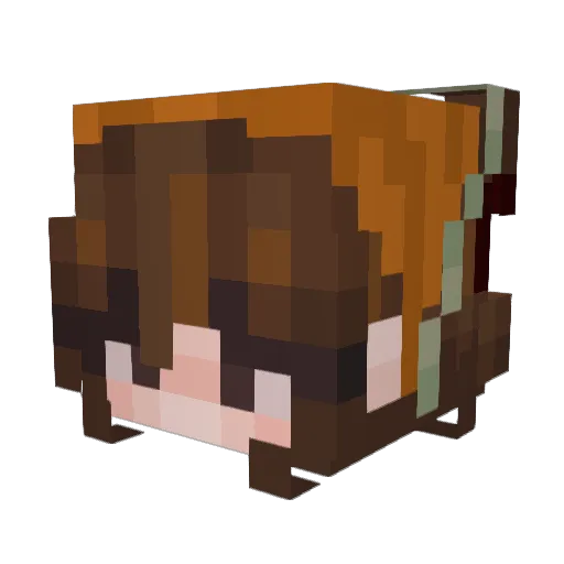 moonsun6 Minecraft avatar head, 3D render