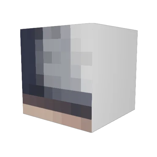 moonwalk0001 Minecraft avatar head, 3D render