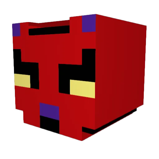 moooberry Minecraft avatar head, 3D render