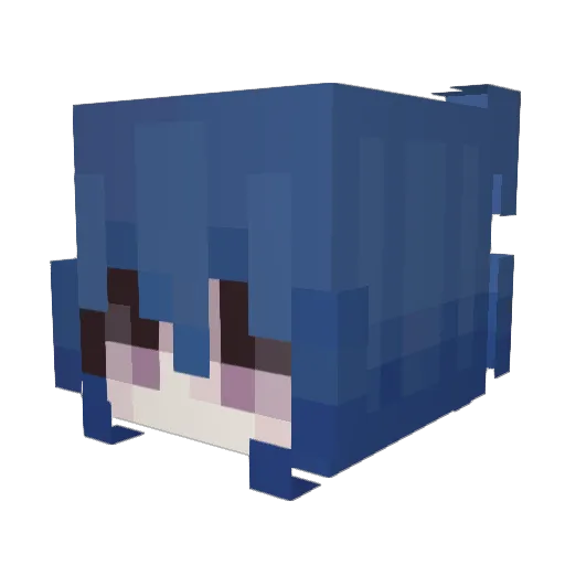 mooooofei Minecraft avatar head, 3D render