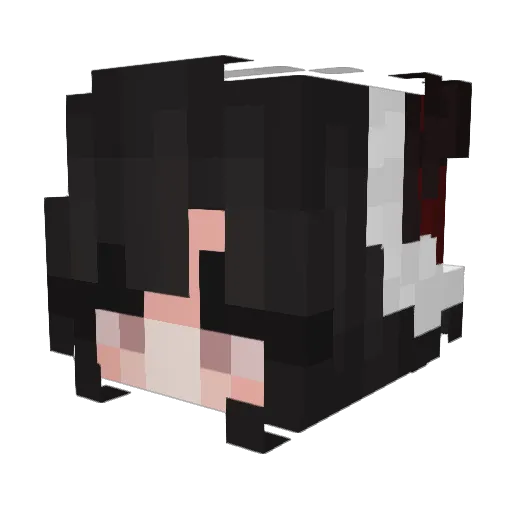 moooshu Minecraft avatar head, 3D render