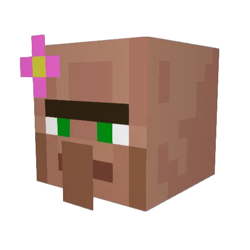 mooozar2 Minecraft avatar head, 3D render