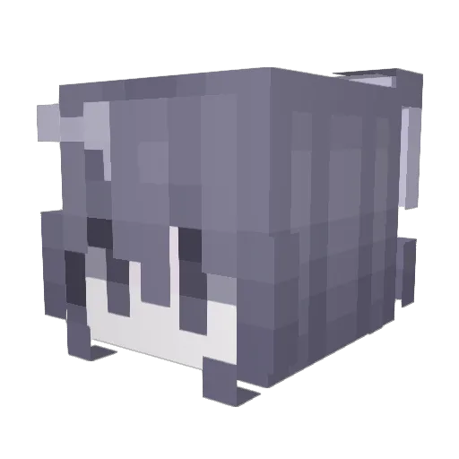 mooptopia Minecraft avatar head, 3D render