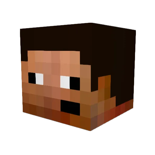 moopy4 Minecraft avatar head, 3D render