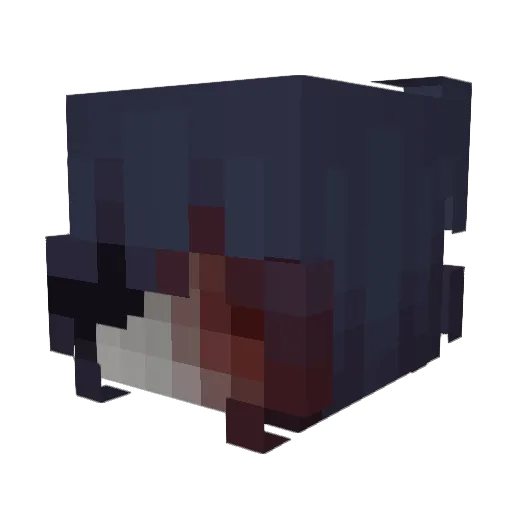 moorooboo Minecraft avatar head, 3D render