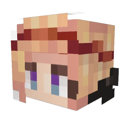 moorsmordre Minecraft avatar head, 3D render