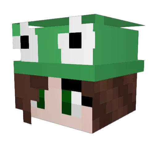 moose1220 Minecraft avatar head, 3D render