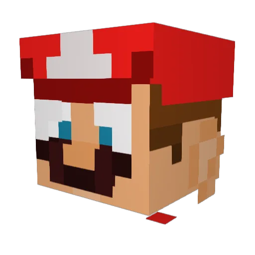 moose2001 Minecraft avatar head, 3D render