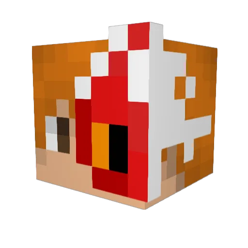 moose8793 Minecraft avatar head, 3D render