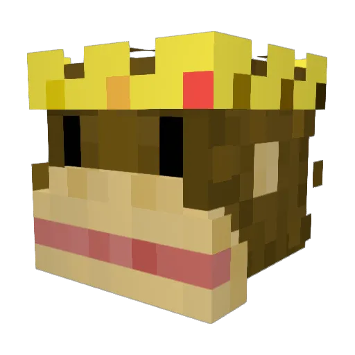 moosejilek Minecraft avatar head, 3D render