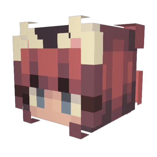 moosemagn3tive Minecraft avatar head, 3D render