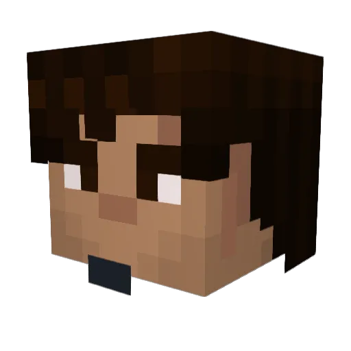 mooseminer01 Minecraft avatar head, 3D render