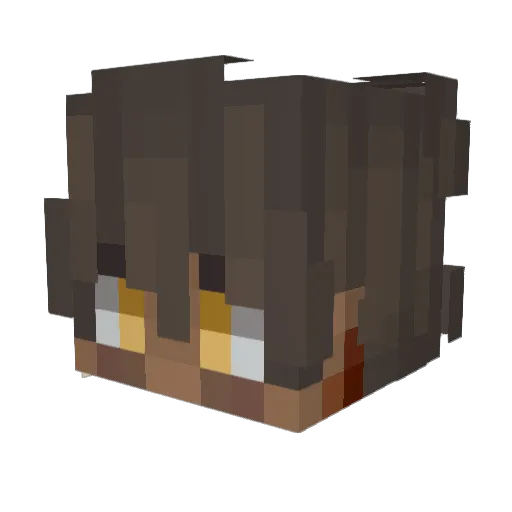 moosesfa Minecraft avatar head, 3D render