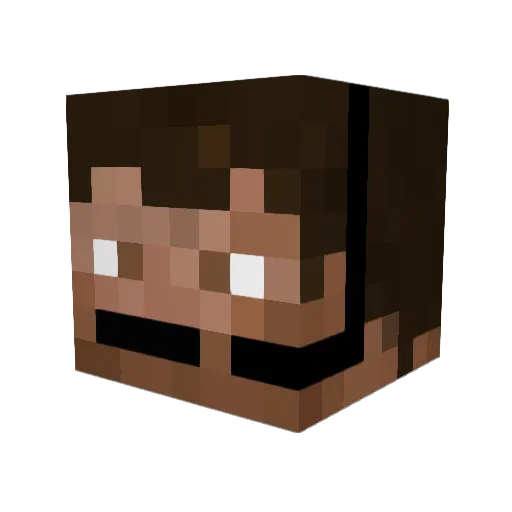 moosetracks59 Minecraft avatar head, 3D render