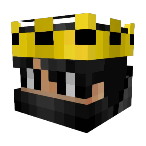 mooshroom27 Minecraft avatar head, 3D render
