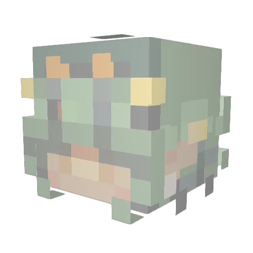 mooshrooomzz Minecraft avatar head, 3D render