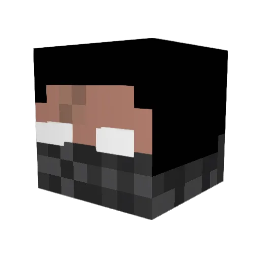 moosybun66 Minecraft avatar head, 3D render
