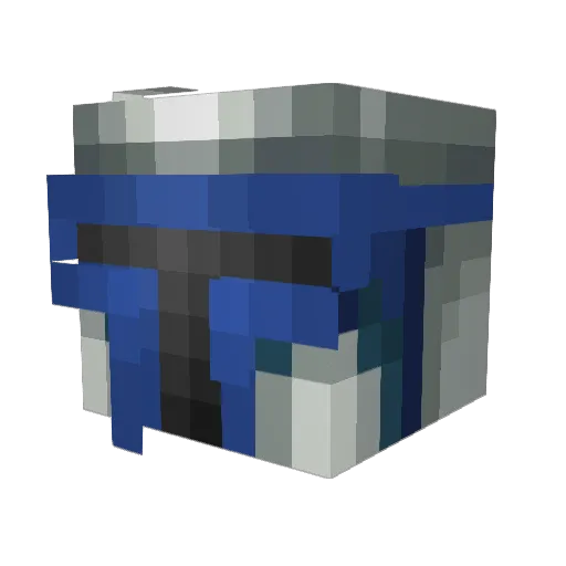 moot97 Minecraft avatar head, 3D render