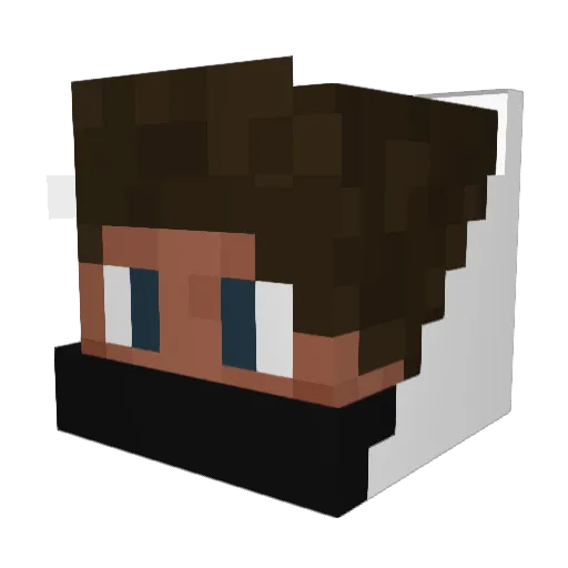 mooton430 Minecraft avatar head, 3D render