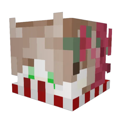 moovdol Minecraft avatar head, 3D render