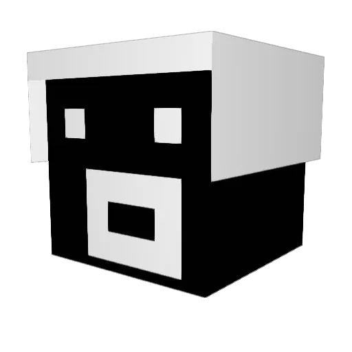 mooyaman Minecraft avatar head, 3D render