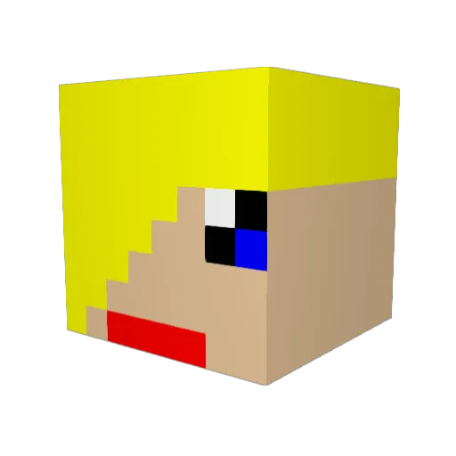 mop550 Minecraft avatar head, 3D render