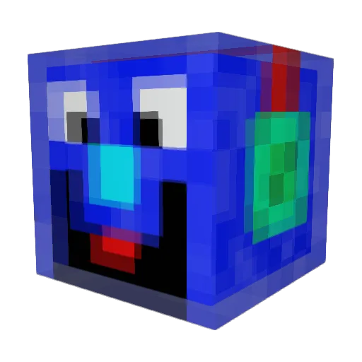 mopman11 Minecraft avatar head, 3D render