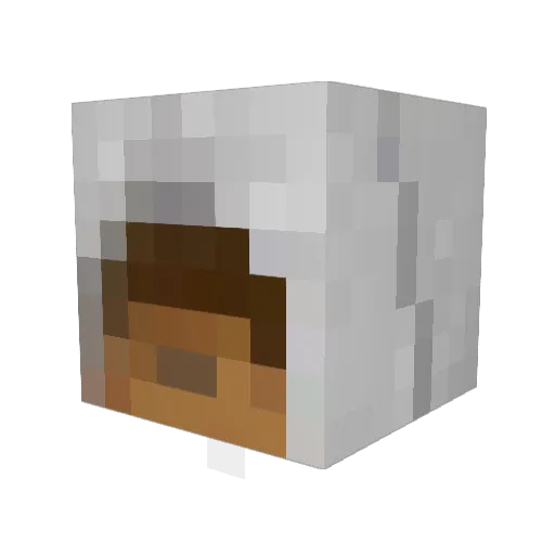 mopo306 Minecraft avatar head, 3D render