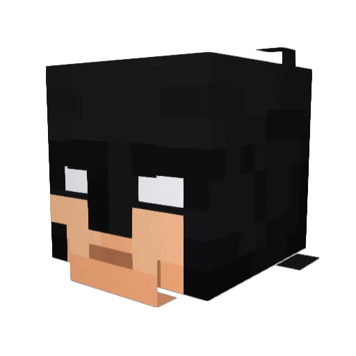 moque29 Minecraft avatar head, 3D render