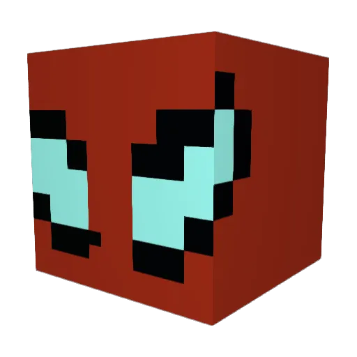 moracr10 Minecraft avatar head, 3D render