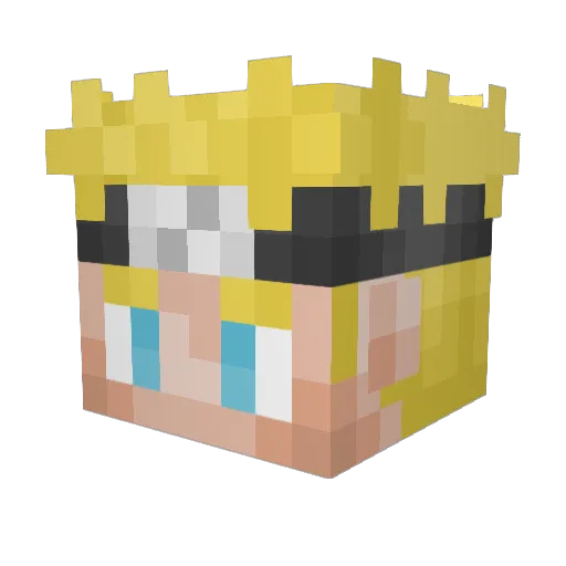 morakillz76 Minecraft avatar head, 3D render