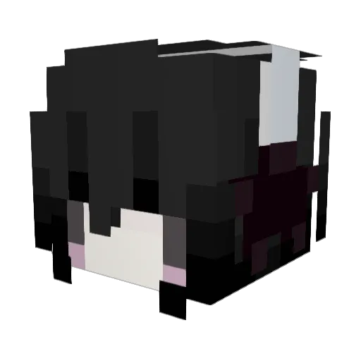 morbidwings Minecraft avatar head, 3D render