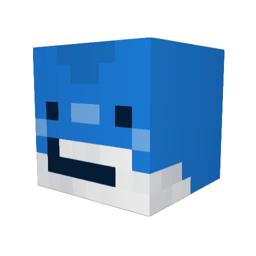 morbu13 Minecraft avatar head, 3D render