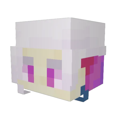 mordom0 Minecraft avatar head, 3D render