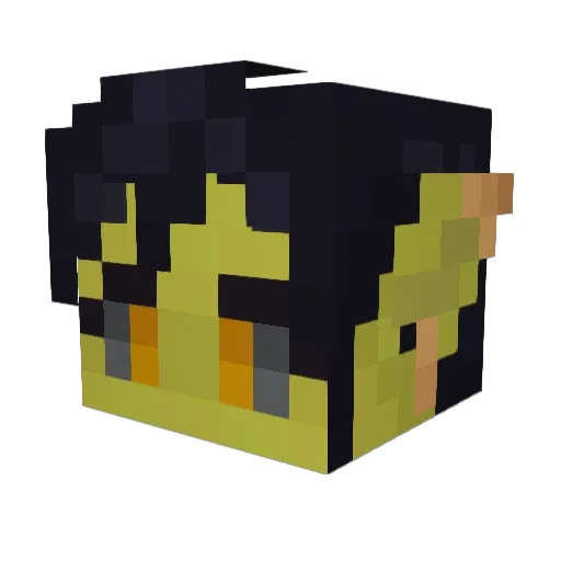 moreberry_ Minecraft avatar head, 3D render
