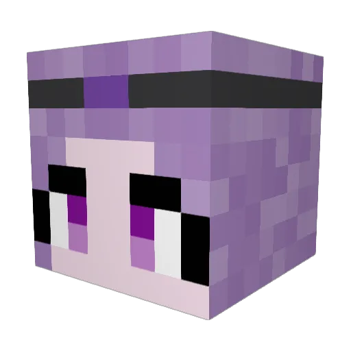morecilantro Minecraft avatar head, 3D render