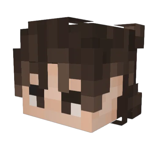 morelesuszone Minecraft avatar head, 3D render