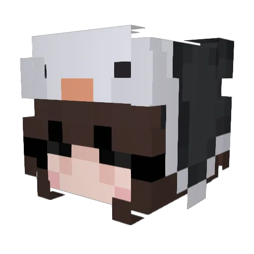 morellov Minecraft avatar head, 3D render