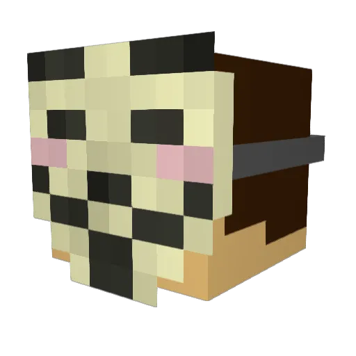 moreno2020 Minecraft avatar head, 3D render