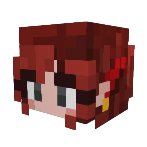 morfema Minecraft avatar head, 3D render